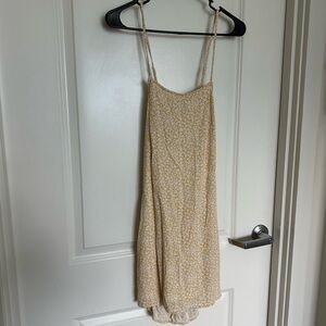 American Eagle Outfitters Yellow Floral Mini Dress